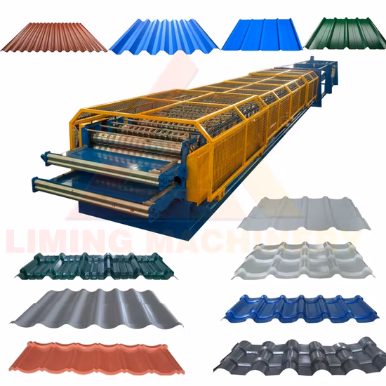 Steel Rib Type Wholesale Ibr Box Profile Trapezoidal Tile Metal Roofing Sheet Roll Forming Making Machine Wall Panel Machinery Price Production Line