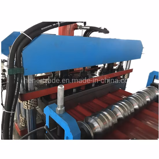 Metal Roof Tile Sheet Roll Forming Machine Roofing Tiles Houses Building Materials