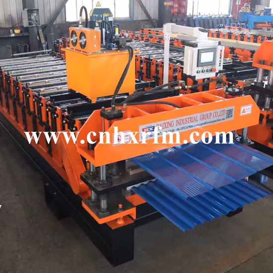 Corrugated Double Metal Roof Tile Making Machine