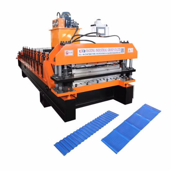 Corrugated Double Metal Roof Tile Making Machine