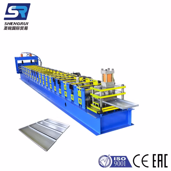 Folha de porta de aço de alta qualidade da China Rack de armazenamento empilhável Perfis de estrutura de prateleira vertical Máquina formadora de rolos a frio