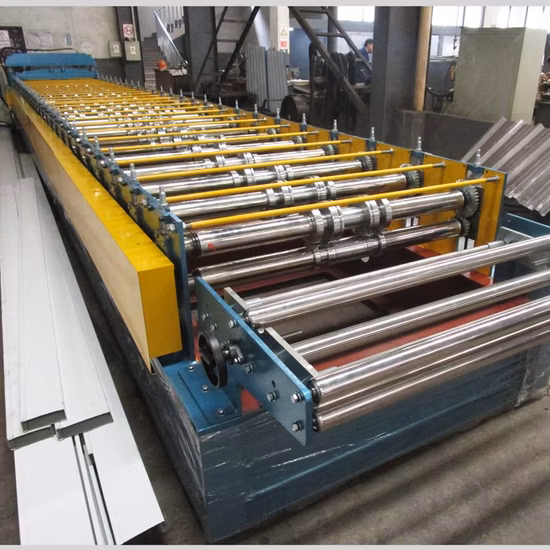 Chapa de aço ondulada de alumínio galvanizado para telhados de metal que faz a máquina