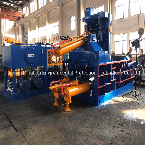 Máquina enfardadeira hidráulica de sucata de alumínio, aço e cobre, máquina de reciclagem de metal, prensa de sucata